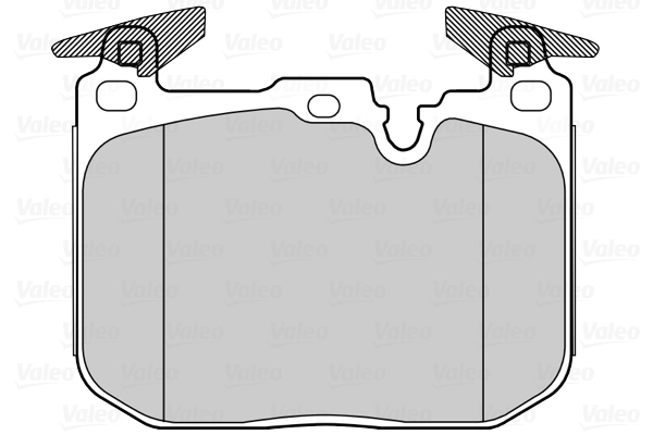 Колодки тормозные дисковые VALEO 302282