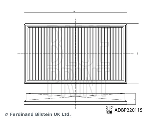 Фильтр воздушный BLUE PRINT ADBP220115