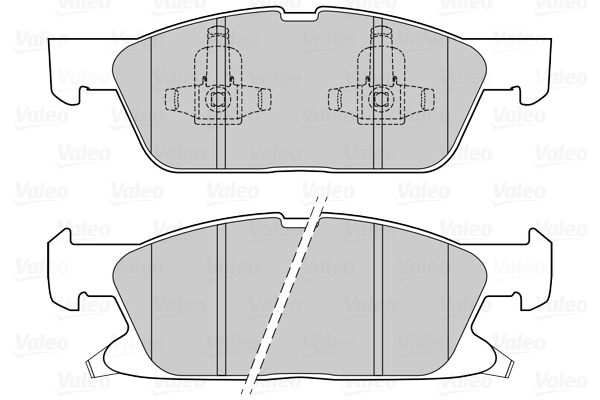 К-т дисков. тормоз. колодок VALEO 302311