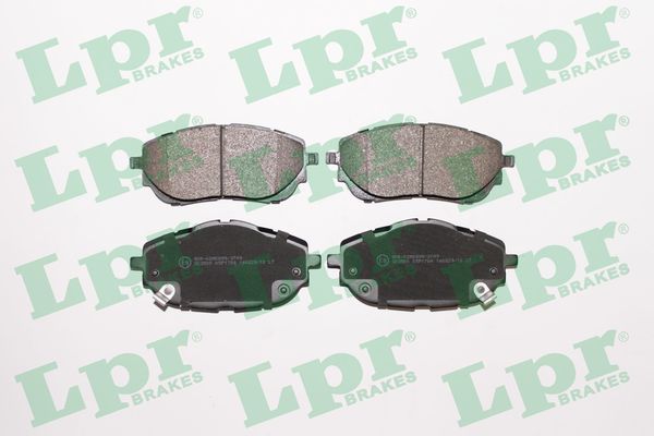 Колодки тормозные пер 0446502430 toyota corolla auris 1.3-1.8/1.4d 12 LPR 05P1784