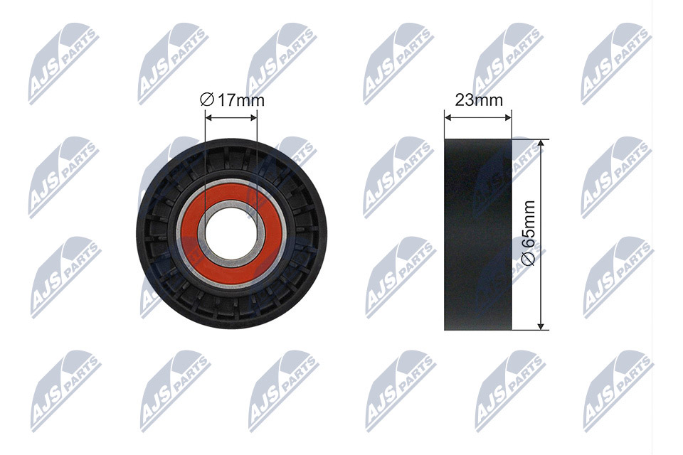 Ролик ручейкового ремня fiat brava bravo i 95-03 lancia y (840 ) 95-03 NTY RNKFT015