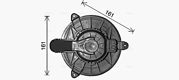 Вентилятор системы кондиционирования AVA QUALITY COOLING FD8668