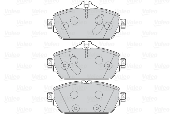 Колодки тормозные дисковые VALEO 302211