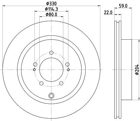 Тормозной диск HELLA/BEHR/PAGID 8DD355116881