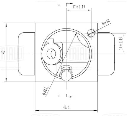 Цилиндр тормозной TRIALLI CF0945