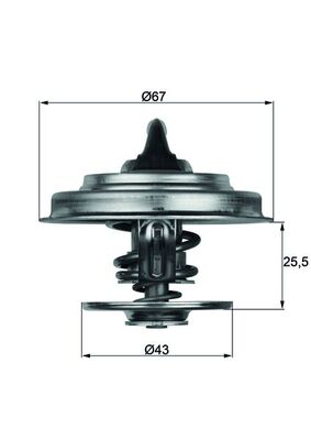 Термостат MAHLE/KNECHT TX1871D