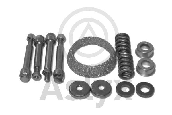 Ремкомплект глушителя cit saxo/pgt 106 1.6 96-/kia pride 1.3 90- ASLYX AS201090