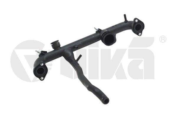 Патрубок системы охлаждения audi a4 01-08/a4q 01-08/a6 02-08/a6q 02-08/aa4c 03-06 пластик VIKA 11211828101