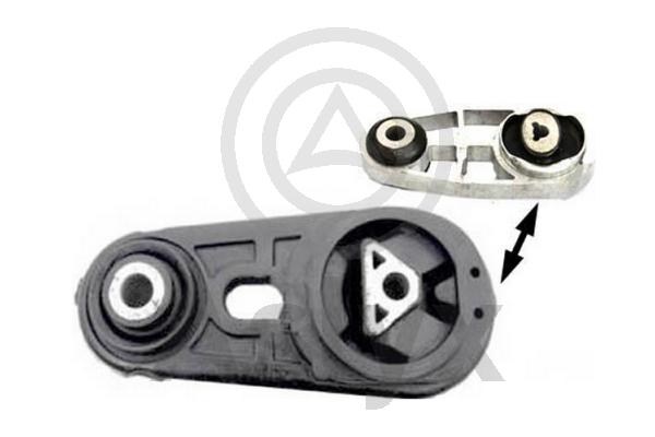 Подушка двиг ren megane ii/grand scenic/clio iii 1.4/1.5d/1.9d/2.0 05-09 зад ASLYX AS202107