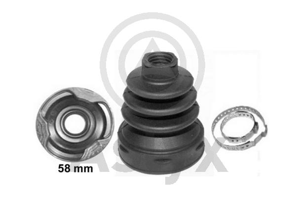 Пыльник шрус к-т opel corsa d 1.0 - 1.2 07- 19x58мм. ASLYX AS200460