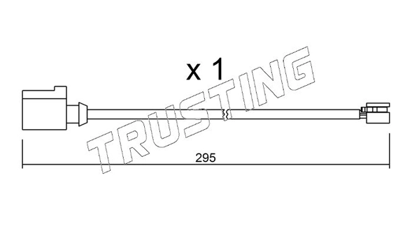 Датчик износа тормозных колодок TRUSTING SU273