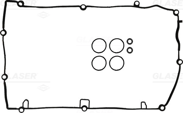 Прокладка клапанной крышки двс (к-т) GLASER V38785-00