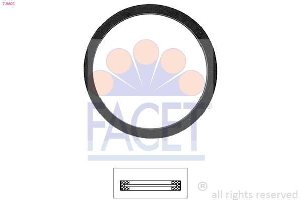 Прокладка термостата FACET 7.9605