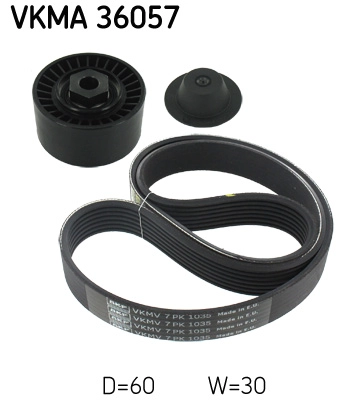 Комплект поликлинового ремня SKF VKMA36057
