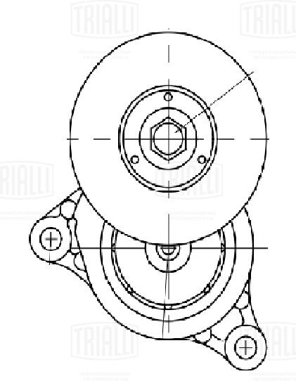 Ролик приводного ремня TRIALLI CM5117