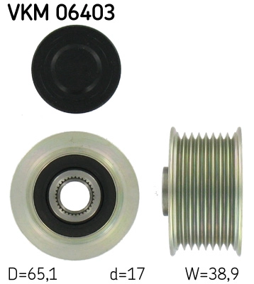 Шкив генератора SKF VKM06403