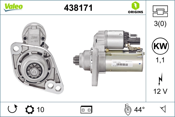 Стартер VALEO 438171