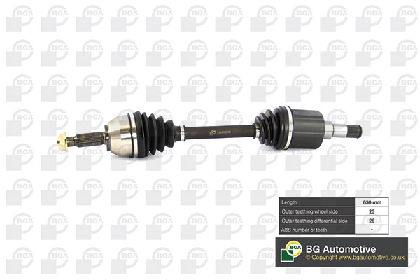 Приводной вал BGA DS2300L