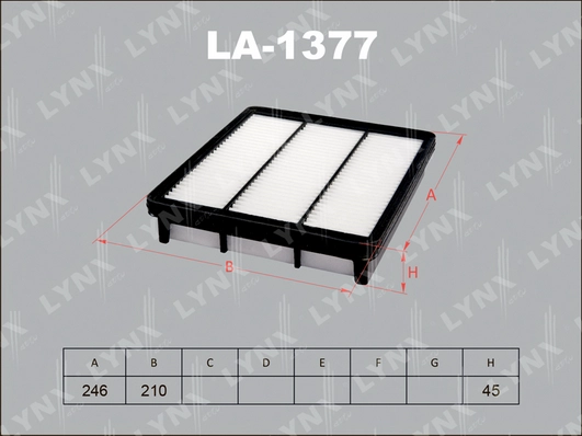 Воздушный фильтр LYNXAUTO LA-1377