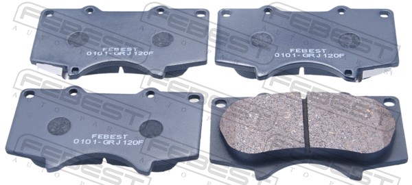 Комплект тормозных колодок дисковый тормоз FEBEST 0101-GRJ120F