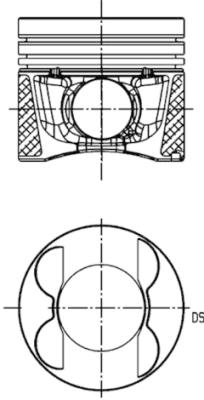 Поршень KOLBENSCHMIDT 40776610