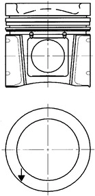 Поршень KOLBENSCHMIDT 94932610