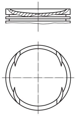 Поршень MAHLE/KNECHT 030 64 00