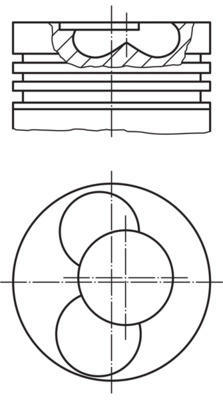 Поршень MAHLE/KNECHT 030 40 01