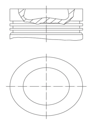 Поршень MAHLE/KNECHT 028 PI 00121 002