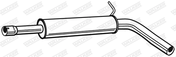 Средний глушитель выхлопных газов WALKER PRODUCTS 24145