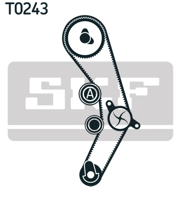 Комплект ремня грм SKF VKMA 01140
