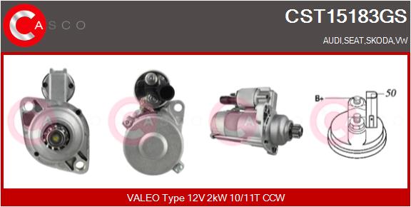 Стартер genuine CASCO CST15183GS