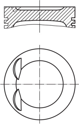 Поршень MAHLE/KNECHT 009 28 01