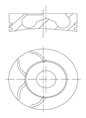 Поршень MAHLE/KNECHT 010 15 02