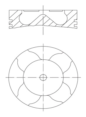 Поршень MAHLE/KNECHT 010 16 01