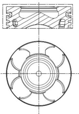 Поршень MAHLE/KNECHT 011 PI 00100 001