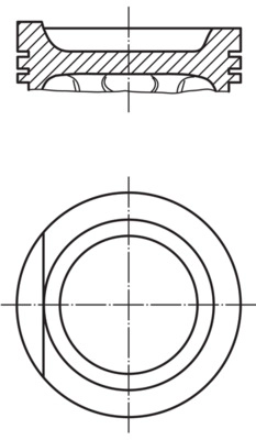 Поршень MAHLE/KNECHT 034 75 14