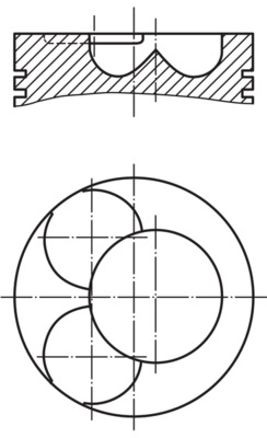 Поршень MAHLE/KNECHT 034 90 11