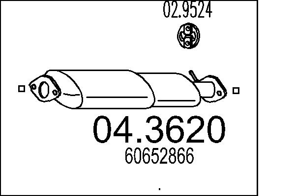 Катализатор MTS 04.3620