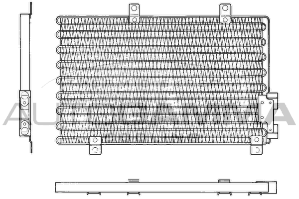 Конденсатор кондиционер AUTOGAMMA 101762