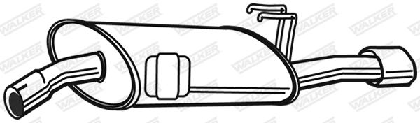 Глушитель выхлопных газов конечный WALKER PRODUCTS 21845