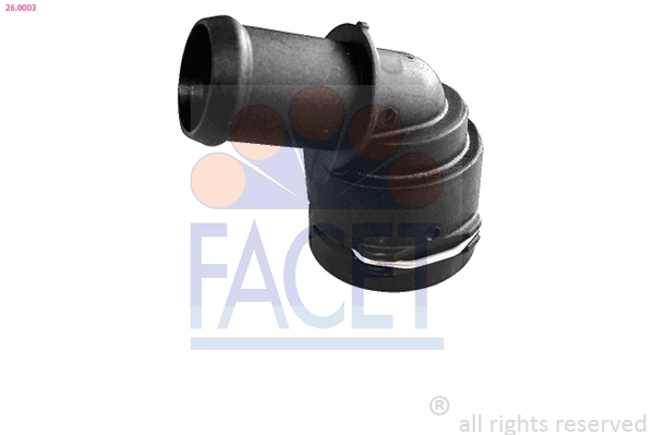 Фланец охлаждающей жидкости oe equivalent FACET 26.0003