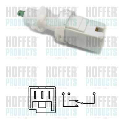 Выключатель фонаря сигнала торможения HOFFER 3500012