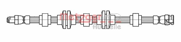 Тормозной шланг METZGER 4118438