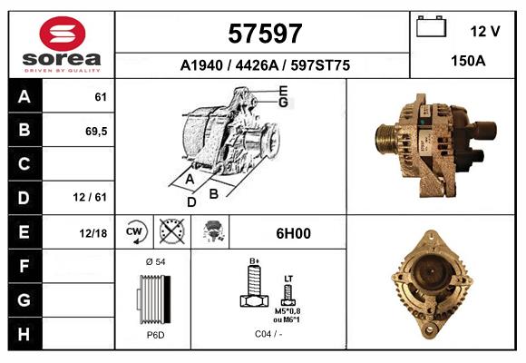 Генератор EAI 57597