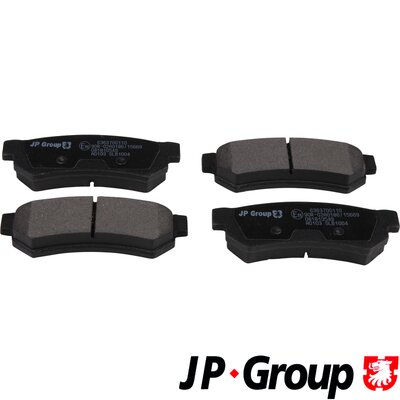 Комплект тормозных колодок дисковый тормоз jp group JP GROUP 6363700110