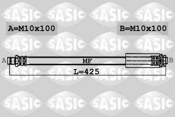 Тормозной шланг SASIC 6606177