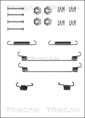 Комплектующие тормозная колодка TRISCAN 8105 102525