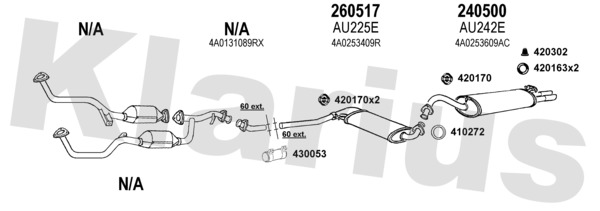 Система выпуска ог KLARIUS 940436E