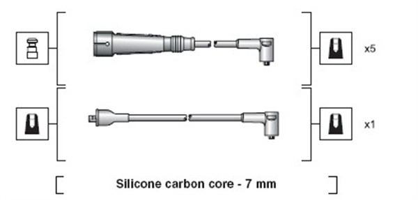 Комплект проводов зажигания MAGNETI MARELLI 941318111046